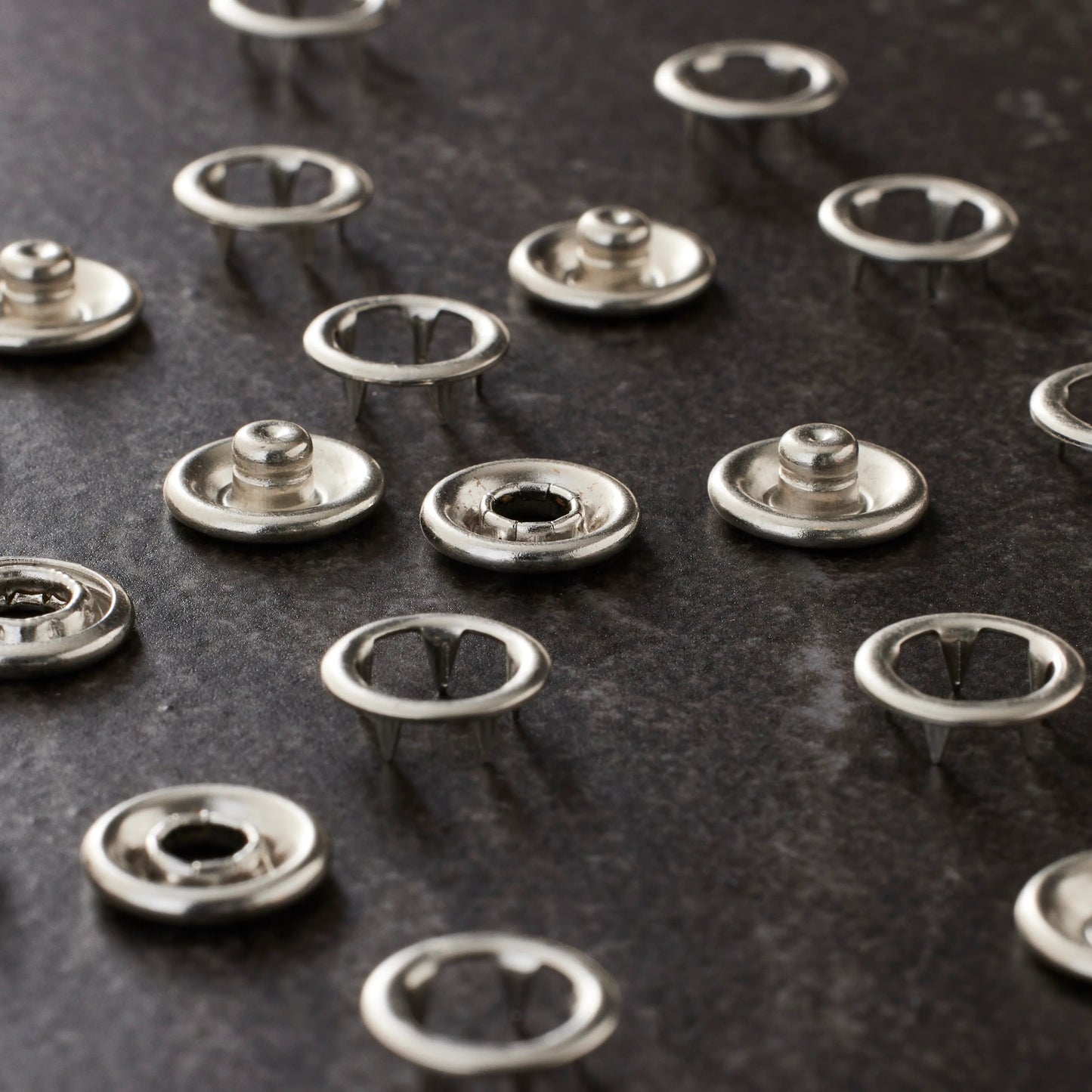 Open Prong Snap Button Fastener 9,5 mm = 3/8"