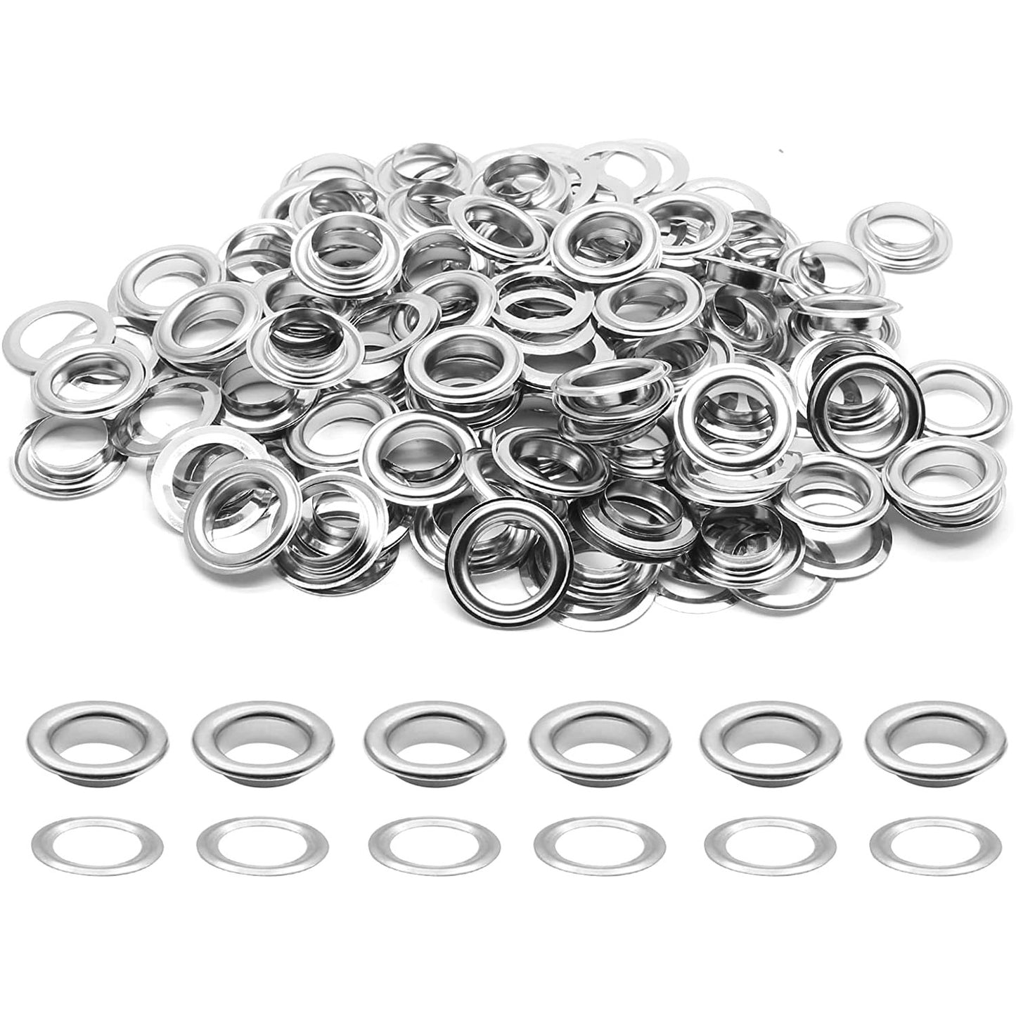 Metal Grommet and Washer 3/8 Inch = 9 mm (24#)
