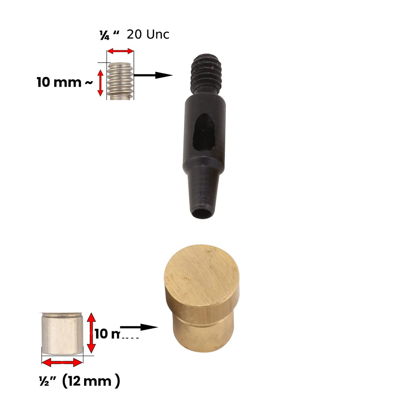 1mm, 3mm, 5mm, 7mm, 9mm Leather, Fabric Hole Punch Dies for Press Machine