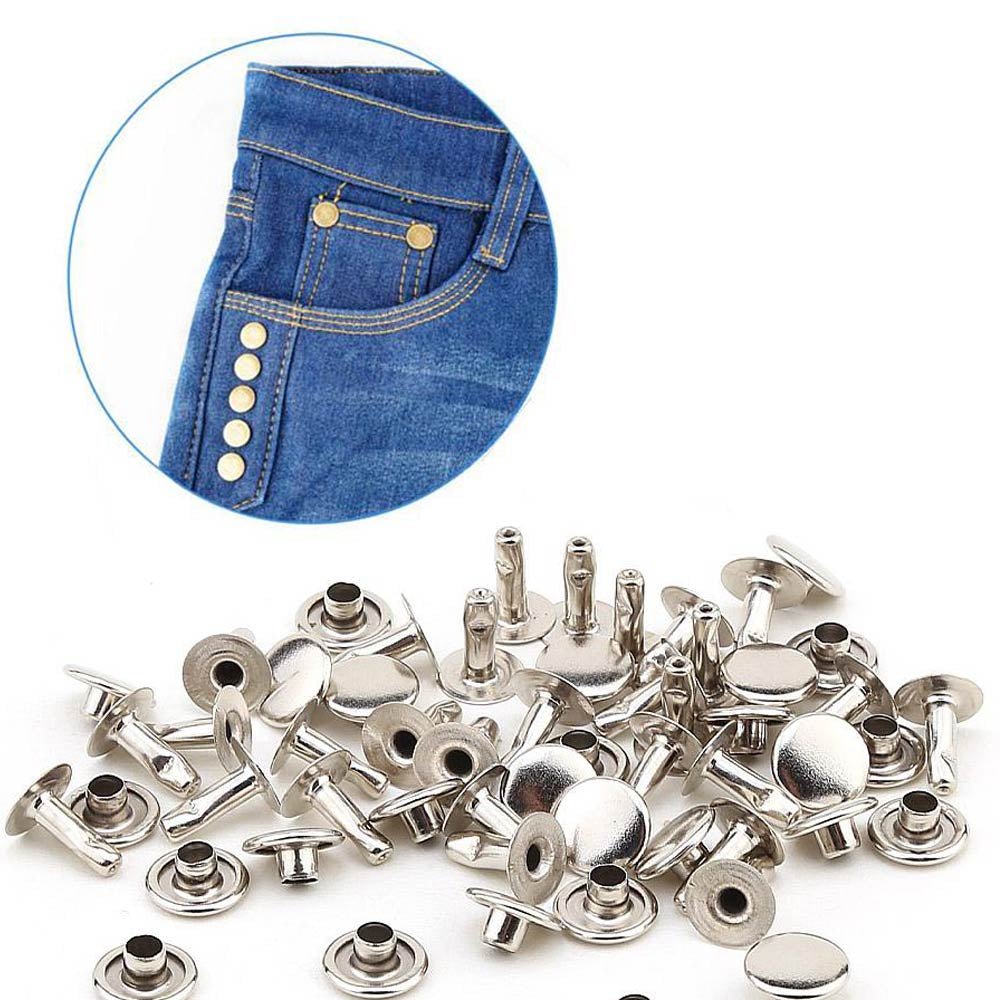 7 mm (0,28 inch) Single Cap Round Tubular Metal Rapid Rivet Stud