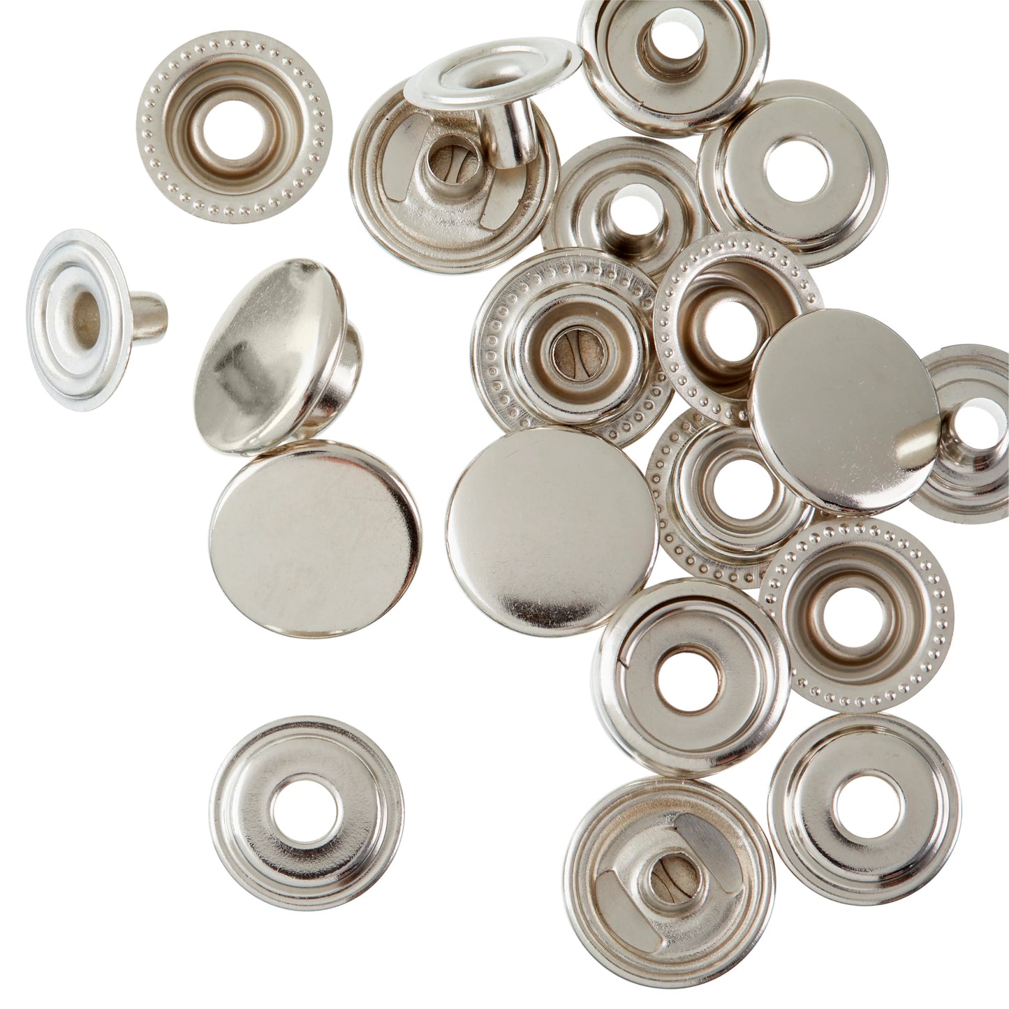 15 mm Stainless Steel Heavy Duty Snap Button Press Stud Cap