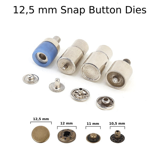 12,5 mm Druckknopf-Stanzform für Handpresse