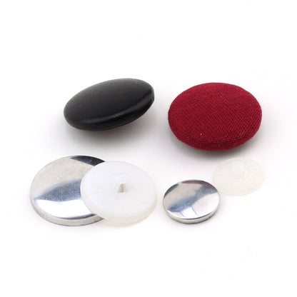 1000 pcs Metal Snap Fastener Kit, 10 Types Sewing Hardware Set with Snaps, Eyelets, Rivets and Cover Button Blanks for Fabric