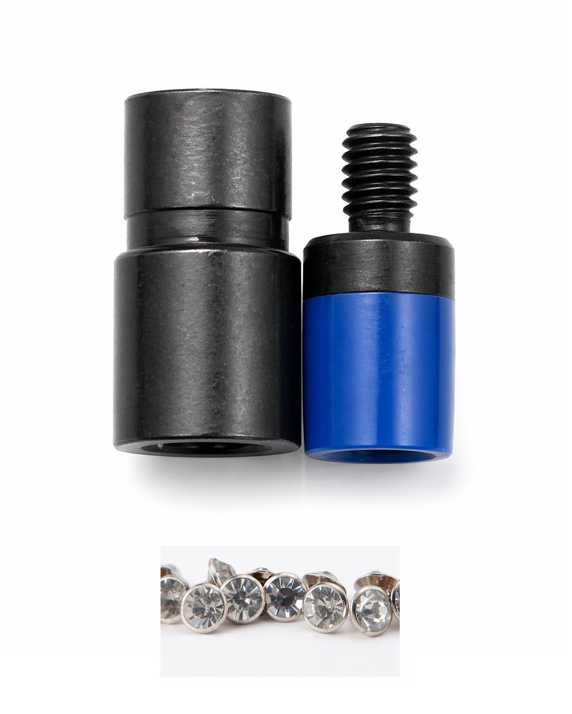 7.5 mm 0.30'' Crystal Rhinestone Rivet Die Set for Hand Press Machine