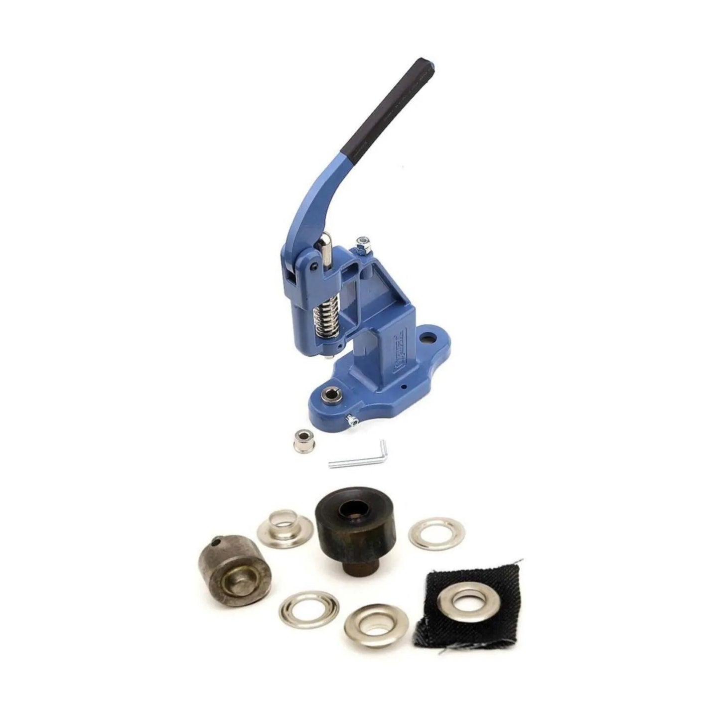 Kit d'outils de poinçonnage pour œillets et œillets à presse manuelle avec 7 jeux de matrices
