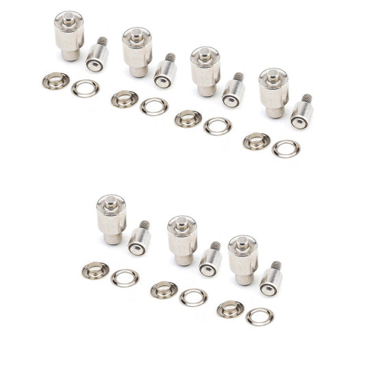 Ensemble d'outils de poinçonnage pour machine à œillets et œillets de 7 tailles différentes pour presse à main