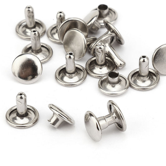 7 mm (0,28 inch) Double Cap Round Tubular Metal Rapid Rivet Stud