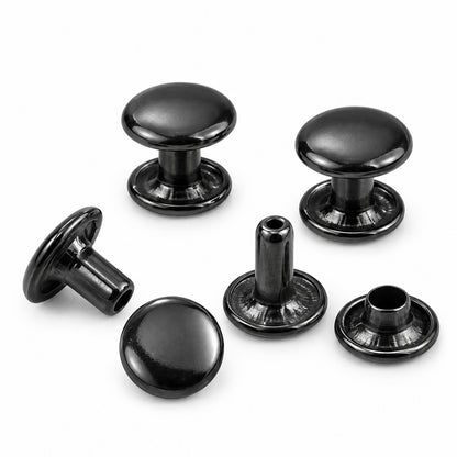 7 mm (0,28 inch) Double Cap Round Tubular Metal Rapid Rivet Stud