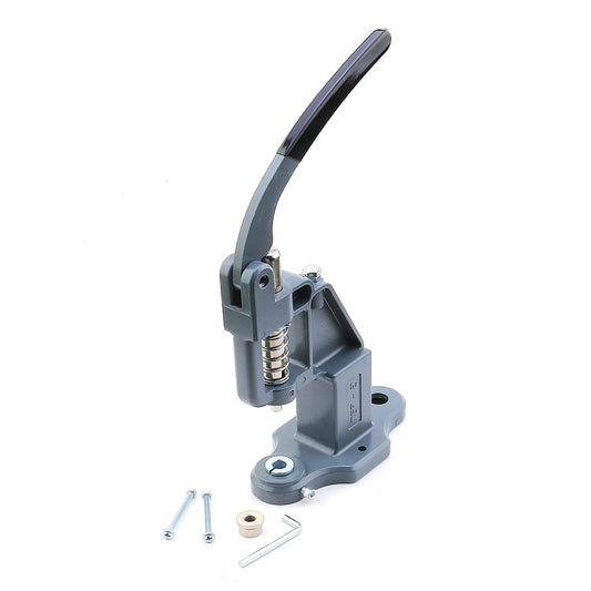 Presse à main manuelle pour la pose de rivets, d'œillets, de boutons-pression et de boutons