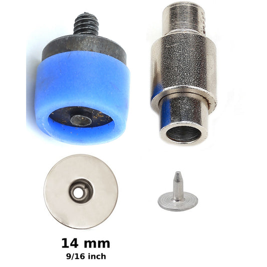 14 mm (0,55 Zoll) Jeansknopf-Schablonen mit Metallloch