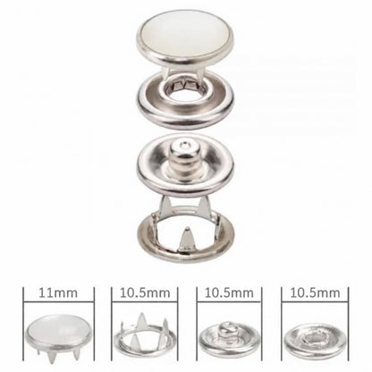Ensemble de matrices pour boutons-pression pour presse à main