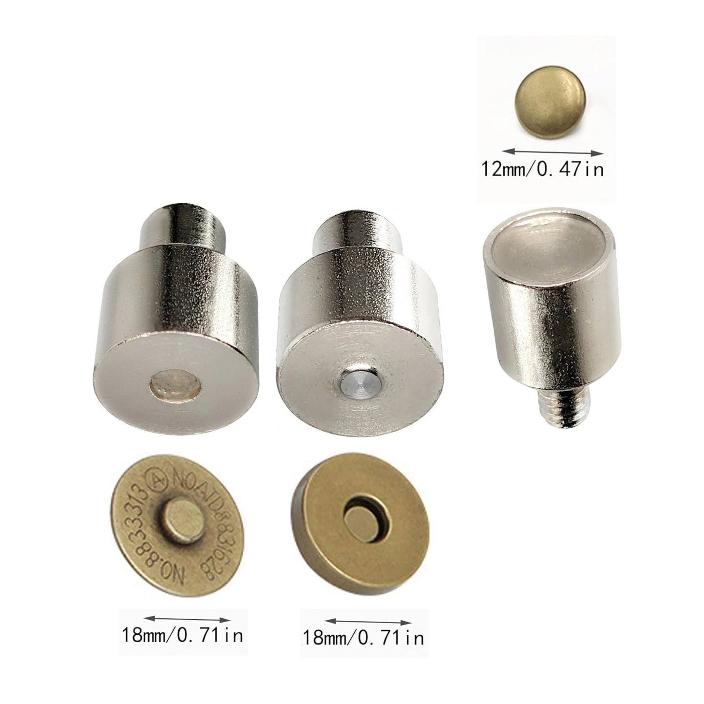 15 mm Druckknopf-Stanzform für Handpresse