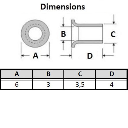 3/8 Zoll (9 mm) Ösen-Einstellmatrizen für Ösenverschlüsse für Handpresse