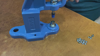 7.5 mm 0.30'' Crystal Rhinestone Rivet Die Set for Hand Press Machine