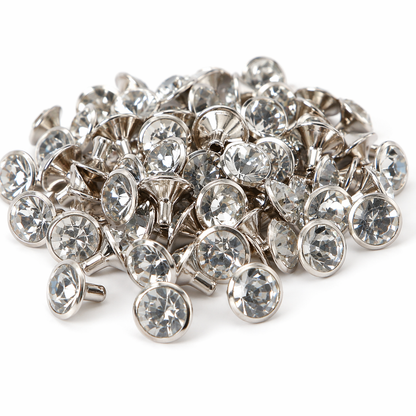 7,5 mm (0,30 inch) Crsytal Rhinestone Rivets