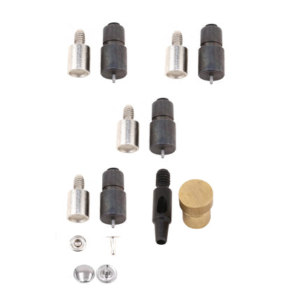Hand Press Machine and Single Cap Rivet Dies Set for 5mm, 6mm, 7mm and 9 mm Rivets