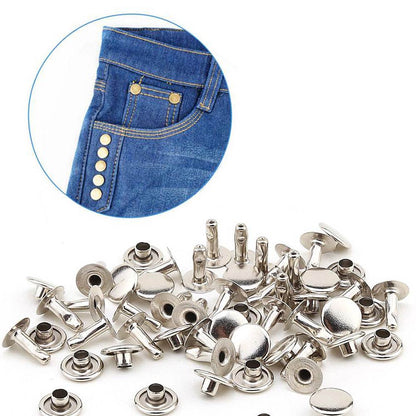7 mm (0,28 inch) Single Cap Round Tubular Metal Rapid Rivet Stud