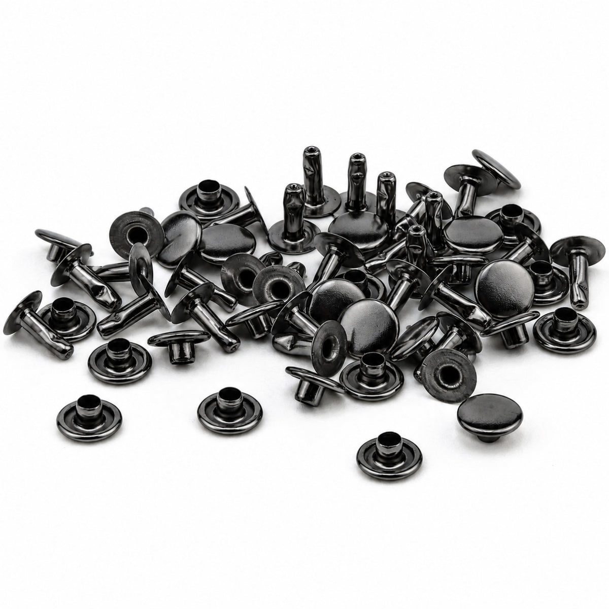 7 mm (0,28 inch) Single Cap Round Tubular Metal Rapid Rivet Stud