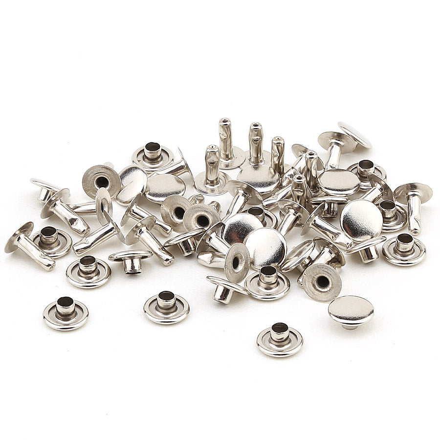 7 mm (0,28 inch) Single Cap Round Tubular Metal Rapid Rivet Stud